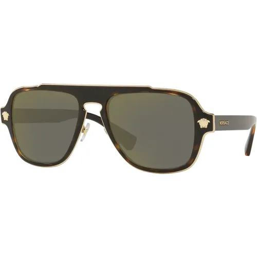 Sunglasses Medusa Charm VE 2199 , male, Sizes: 56 MM - Versace - Modalova