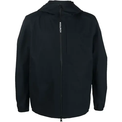 Stylish Hooded Jacket , male, Sizes: S, M - Woolrich - Modalova