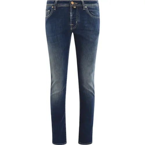 Herren Slim Fit Jeans , Herren, Größe: W34 - Jacob Cohën - Modalova