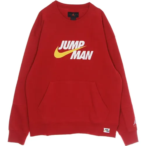 Klassischer Crewneck Sweatshirt mit Bestickten Logos - Jordan - Modalova