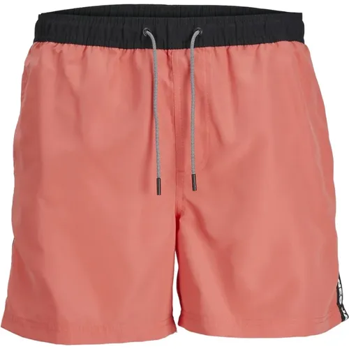 Fiji Black Tape Badeshorts - jack & jones - Modalova