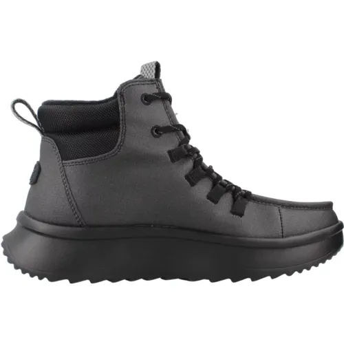 Stilvolle Schnürstiefel Coated Twill , Damen, Größe: 37 EU - Hey Dude - Modalova