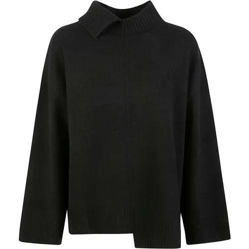 Cut Neck Sweater , female, Sizes: M, XS - P.a.r.o.s.h. - Modalova