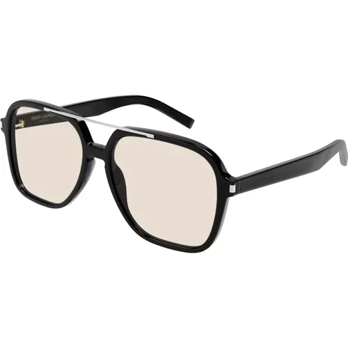 Light Yellow Sunglasses SL 545 , female, Sizes: 58 MM - Saint Laurent - Modalova