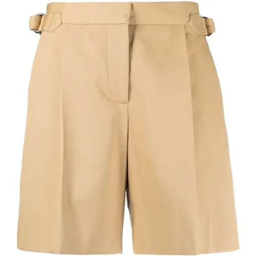 Braune Leder Casual Bermuda Shorts - See by Chloé - Modalova