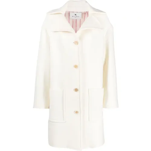 Classic Single-Breasted Coats , female, Sizes: L, XS, 2XS - ETRO - Modalova