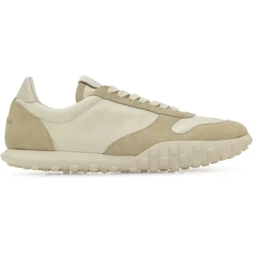 Zweifarbige Stoff-Wildleder-Sneakers - Jil Sander - Modalova