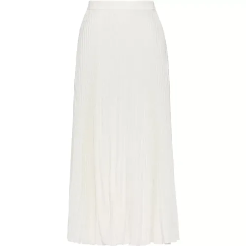 Pleated midi skirt , female, Sizes: XS, S - Valentino - Modalova