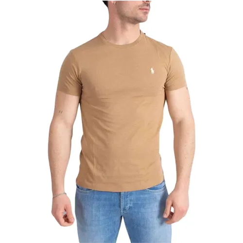 Lässiges Baumwoll-T-Shirt , Herren, Größe: 2XL - Ralph Lauren - Modalova