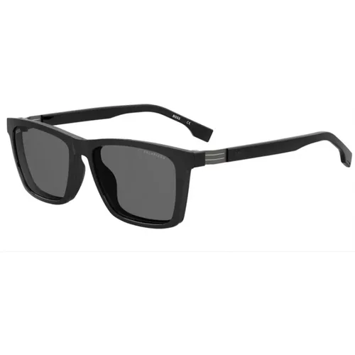 Schwarze Polarisierte Sonnenbrille für Frauen , Damen, Größe: 56 MM - Hugo Boss - Modalova