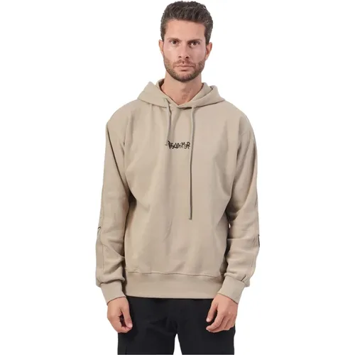 Hoodie mit Maxi-Logo-Print , Herren, Größe: S - Disclaimer - Modalova