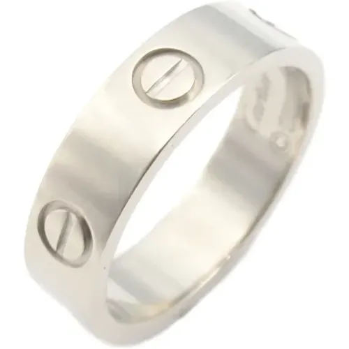 Pre-owned White Gold rings , female, Sizes: ONE SIZE - Cartier Vintage - Modalova