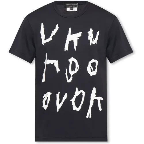 Printed T-shirt , male, Sizes: L, S - Comme des Garçons - Modalova