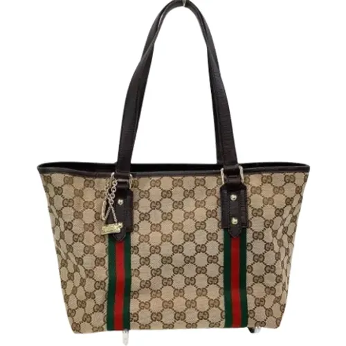 Pre-owned Canvas totes , female, Sizes: ONE SIZE - Gucci Vintage - Modalova