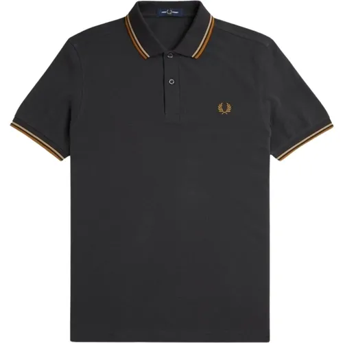 Klassisches Baumwollpolo mit getippten Details - Fred Perry - Modalova