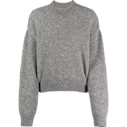 Grauer Alpaka Wollpullover , Damen, Größe: M - Jacquemus - Modalova