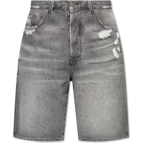 Denim Shorts `Regular-Short` , male, Sizes: W31, W30, W33 - Diesel - Modalova