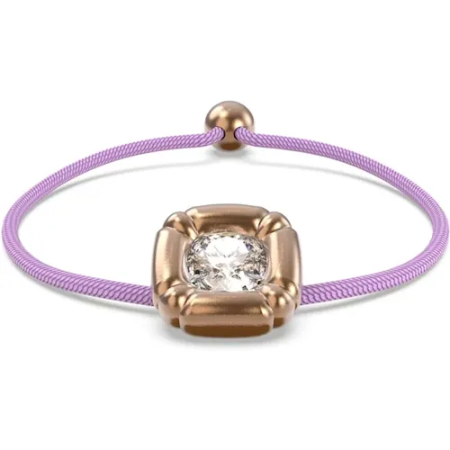 Dulcis Cushion Cut Bracelet, Rose Gold , female, Sizes: ONE SIZE - Swarovski - Modalova