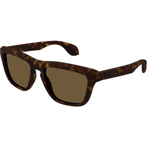 Sporty Square Sunglasses Lenses , female, Sizes: 55 MM - Gucci - Modalova