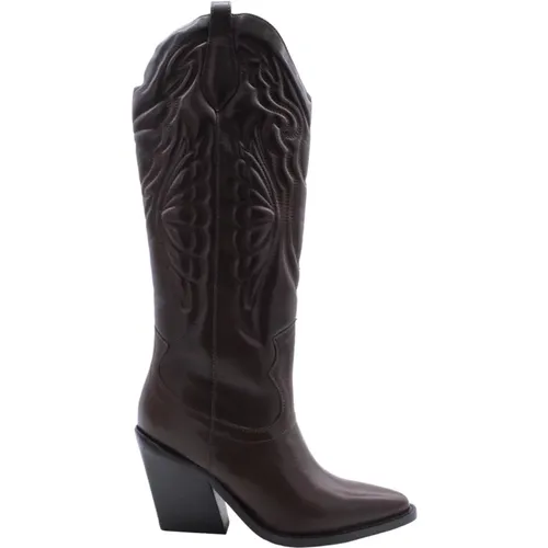 Wild West Women`s Cowboy Boots , female, Sizes: 4 UK, 5 UK - Bronx - Modalova