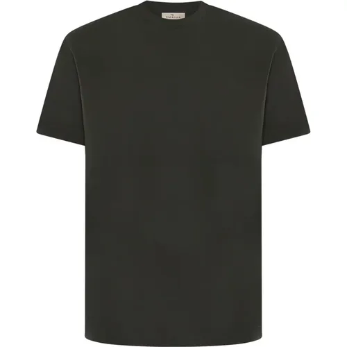 Merino T-Shirt in Salbei , Herren, Größe: 2XL - Valenza - Modalova