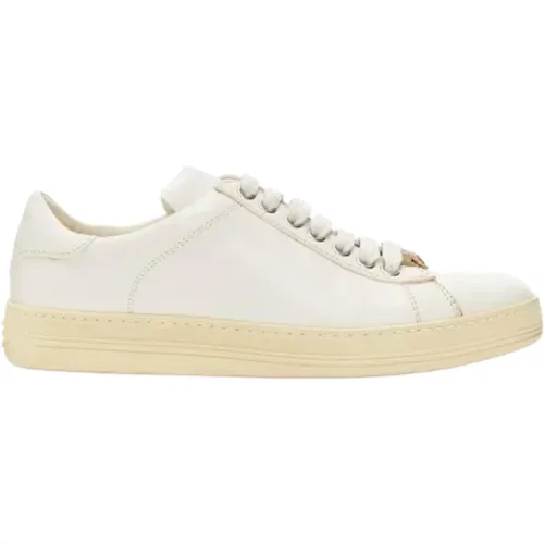 Pre-owned Leather sneakers , female, Sizes: 3 UK - Tom Ford Pre-owned - Modalova