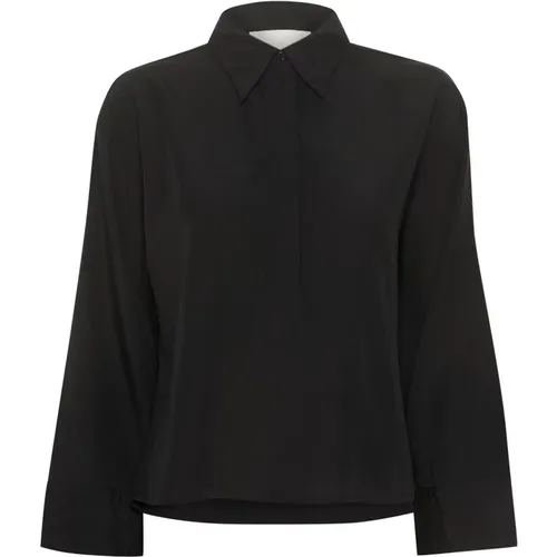 Tullamw Blouse with Long Sleeves , female, Sizes: M - My Essential Wardrobe - Modalova