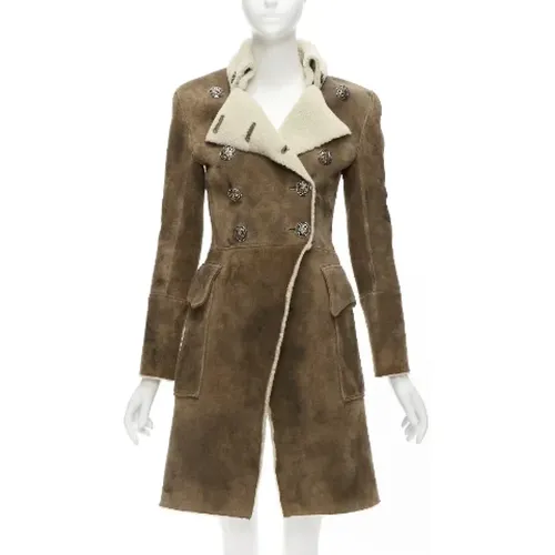 Pre-owned Faux Fur outerwear , female, Sizes: S - Balmain Pre-owned - Modalova