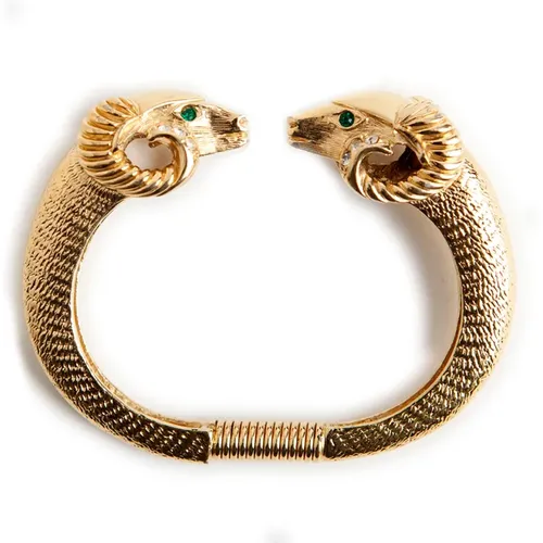 Vintage zodiac gold bracelet , female, Sizes: ONE SIZE - Kenneth Jay Lane Pre-owned - Modalova