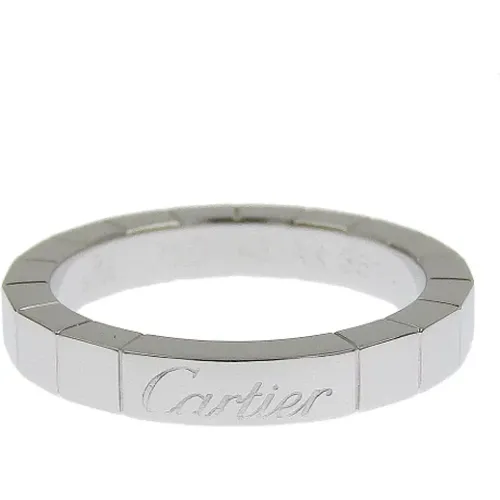 Pre-owned White Gold rings , female, Sizes: ONE SIZE - Cartier Vintage - Modalova