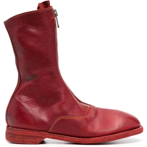 Front ZIP Boots , female, Sizes: 3 UK, 4 UK - Guidi - Modalova