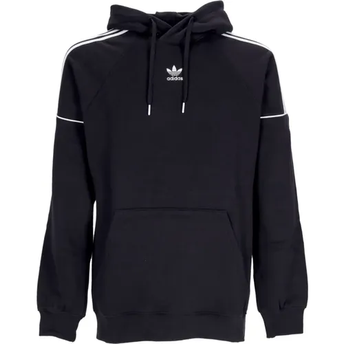 Schwarzer Essential Hoodie Langarm-Sweatshirt - Adidas - Modalova