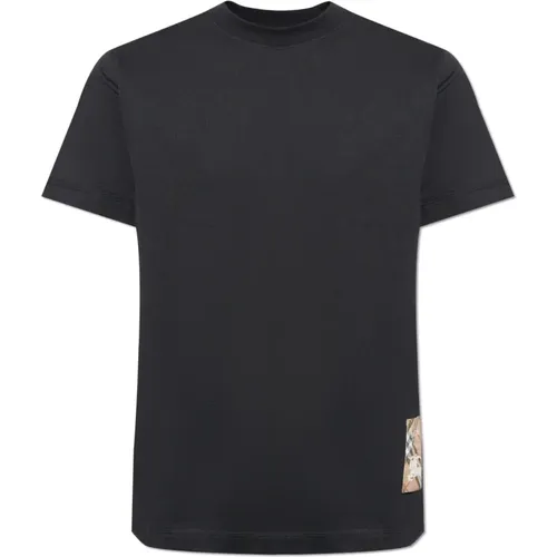 T-Shirt mit Logo , Herren, Größe: M - Burberry - Modalova