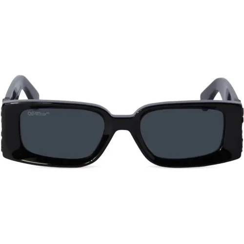 Oeri098 Acetat Sonnenbrille , unisex, Größe: 52 MM - Off White - Modalova