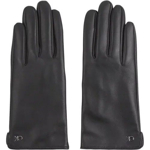 Leather Gloves for Women , female, Sizes: M/L, S/M - Calvin Klein - Modalova