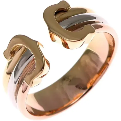 Pre-owned Rose Gold rings , female, Sizes: ONE SIZE - Cartier Vintage - Modalova