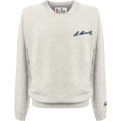 Herren Heron Light Bestickter Pullover - MC2 Saint Barth - Modalova