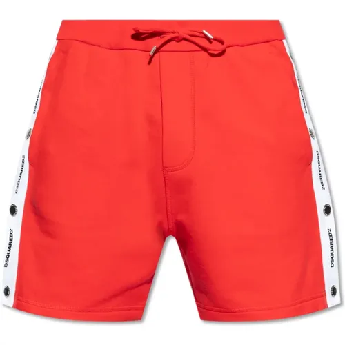 Shorts with logo , Herren, Größe: M - Dsquared2 - Modalova