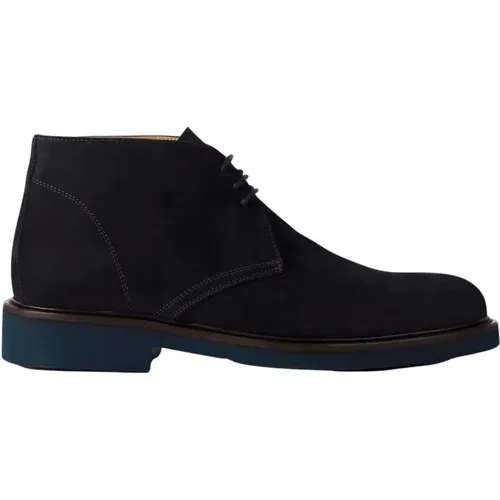 Blaue Wildleder Stiefeletten Exton - Exton - Modalova