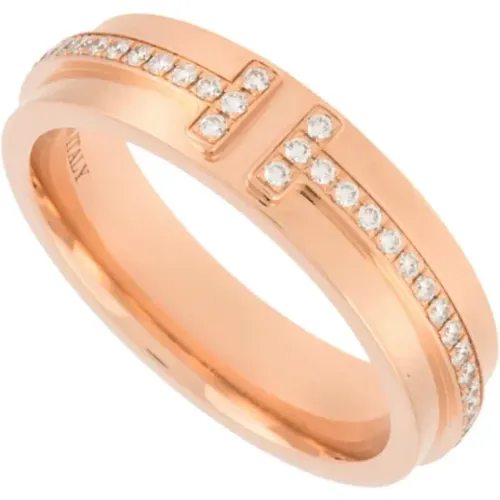 Pre-owned Rose Gold rings , female, Sizes: ONE SIZE - Tiffany & Co. Pre-owned - Modalova