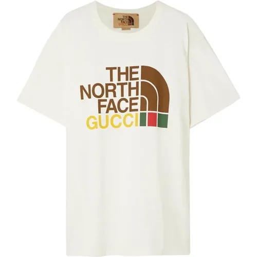 Stylish The North Face T-Shirt , male, Sizes: XS - Gucci - Modalova