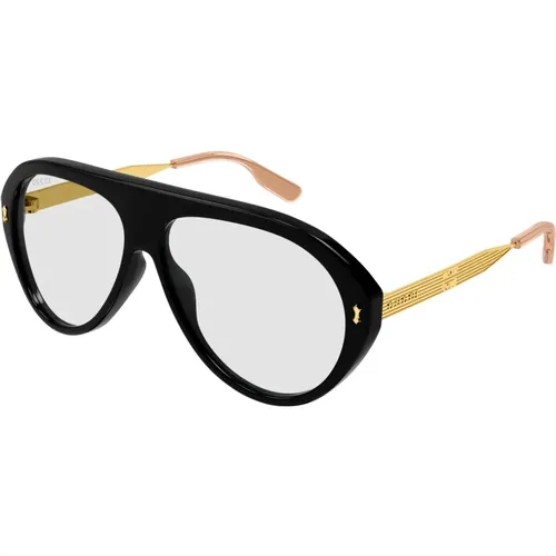 Gold/Yellow Sunglasses , male, Sizes: 61 MM - Gucci - Modalova