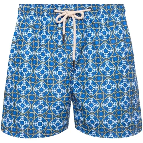 Mediterranean Style Swim Shorts , male, Sizes: 2XL, M, XL, L, S - Peninsula - Modalova
