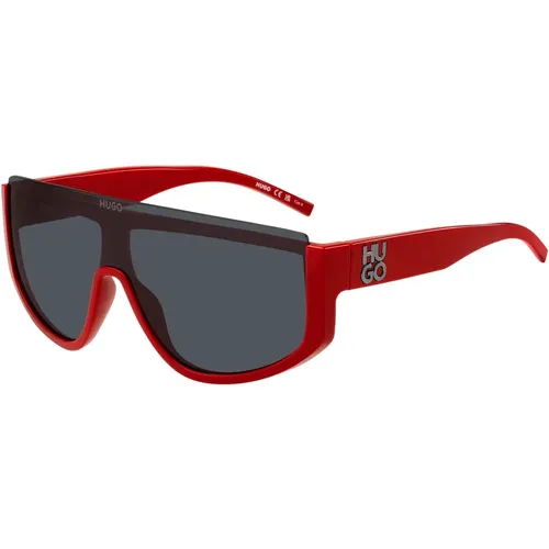 Red/Grey Sunglasses HG 1283/S,Schwarz/Graue Sonnenbrille HG 1283/S - Hugo Boss - Modalova