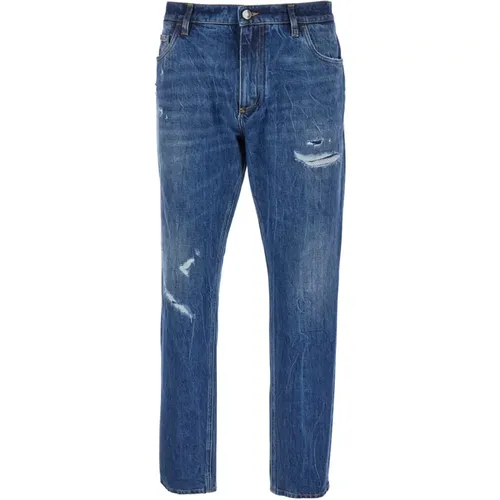 Loom 35 Jeans DG Back , male, Sizes: L, XL - Dolce & Gabbana - Modalova