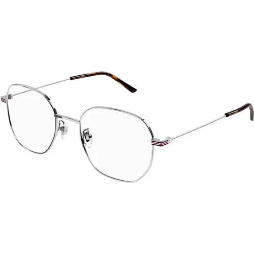 Silver Sunglasses Frames , unisex, Sizes: 53 MM - Gucci - Modalova