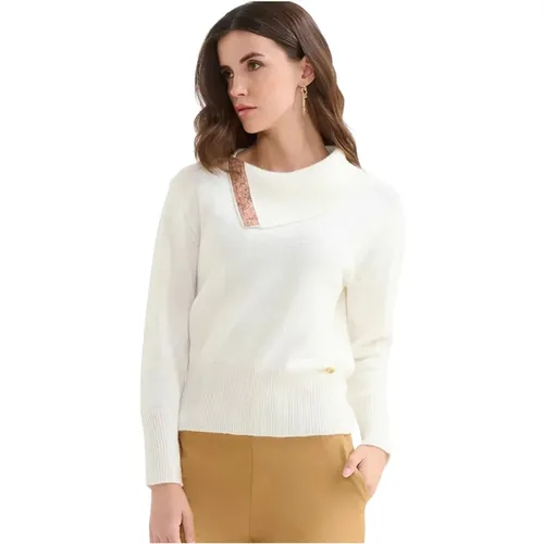 Sail Neck Sweater , female, Sizes: XL, L, S - Alviero Martini 1a Classe - Modalova