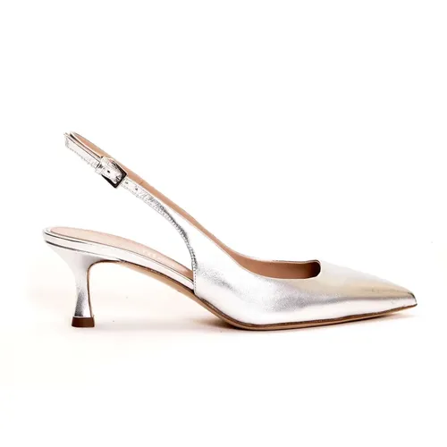 Women Shoes Pumps Argento Aw22 , female, Sizes: 3 1/2 UK, 3 UK, 4 UK, 2 UK, 4 1/2 UK - Ninalilou - Modalova