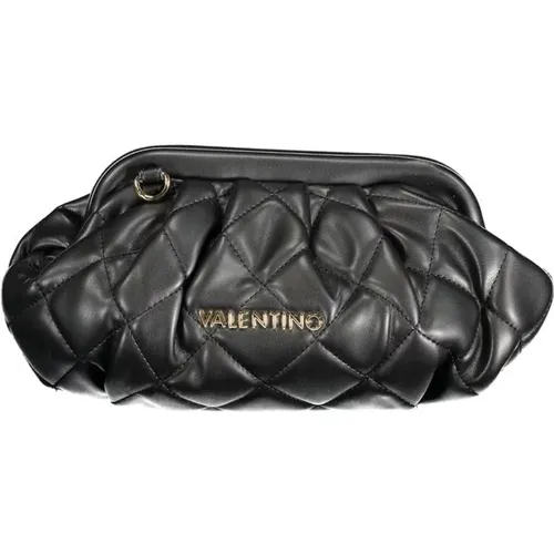 Schwarze Polyethylen-Schultertasche mit Kontrastdetails - Valentino by Mario Valentino - Modalova