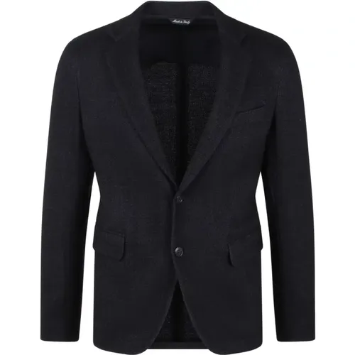 Viscose Knit Single Breasted Blazer , male, Sizes: 2XL - Brian Dales - Modalova